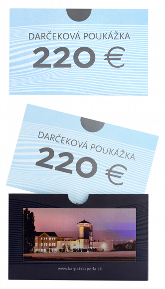 Darčeková poukážka 220 EUR (degustácia)